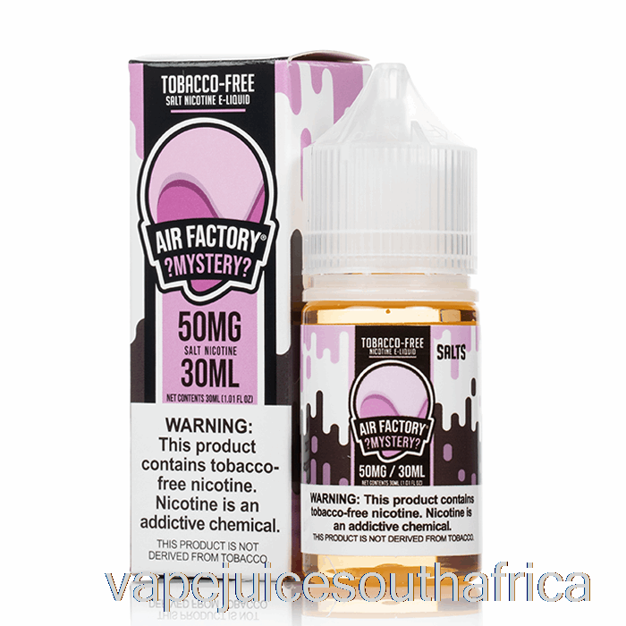 Vape Pods Mystery Salts - Air Factory Synthetic - 30Ml 50Mg